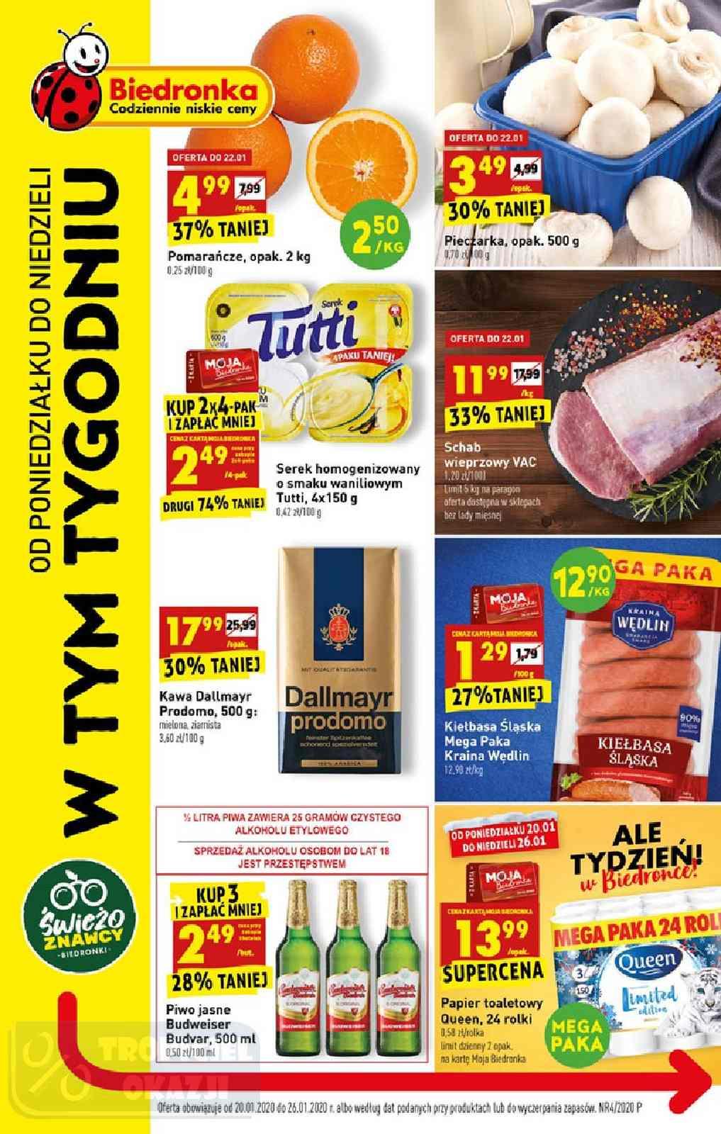 Gazetka promocyjna Biedronka str. 1