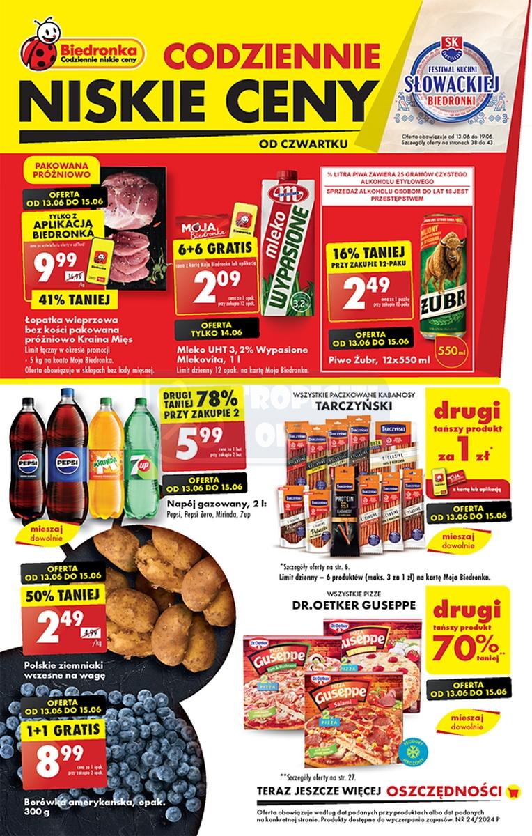 Gazetka promocyjna Biedronka str. 1