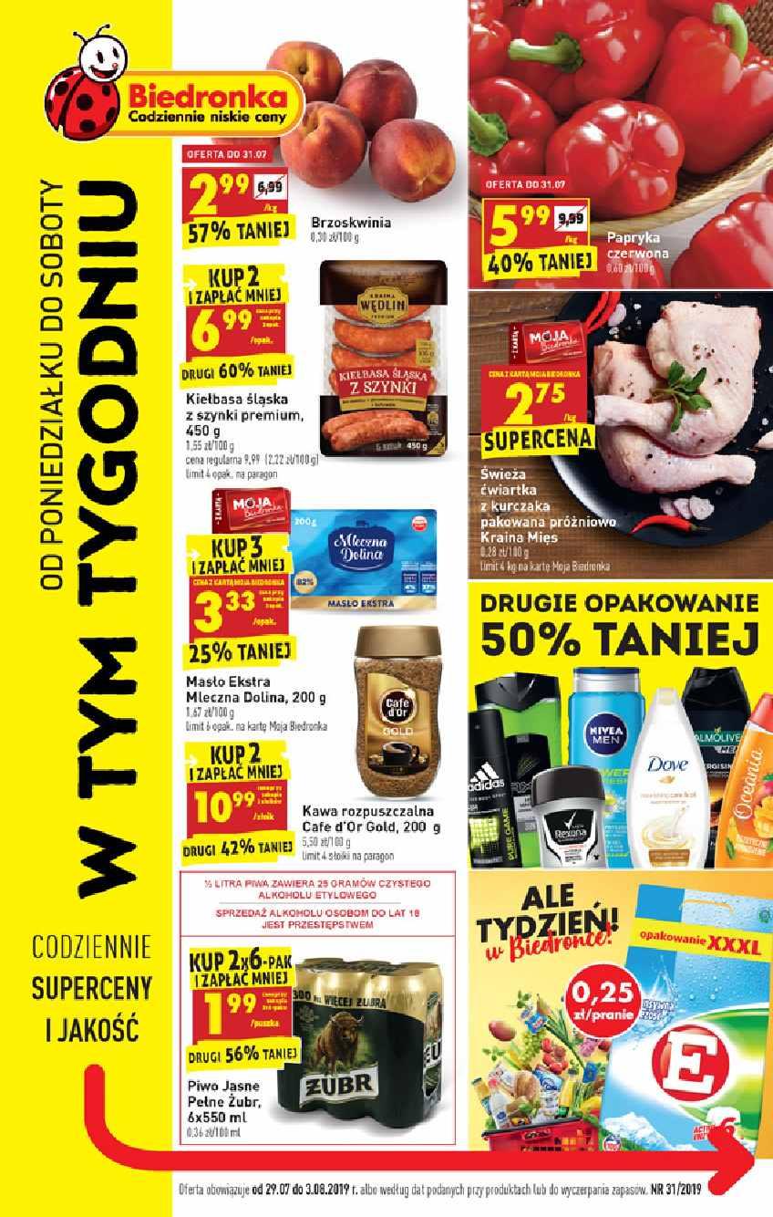 Gazetka promocyjna Biedronka str. 1