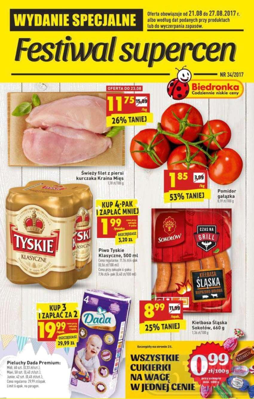 Gazetka promocyjna Biedronka str. 1