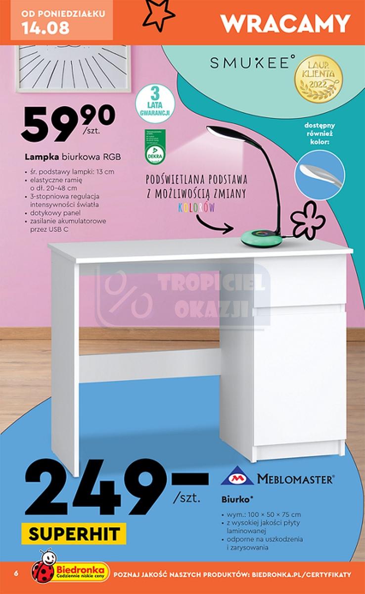 Gazetka promocyjna Biedronka str. 6