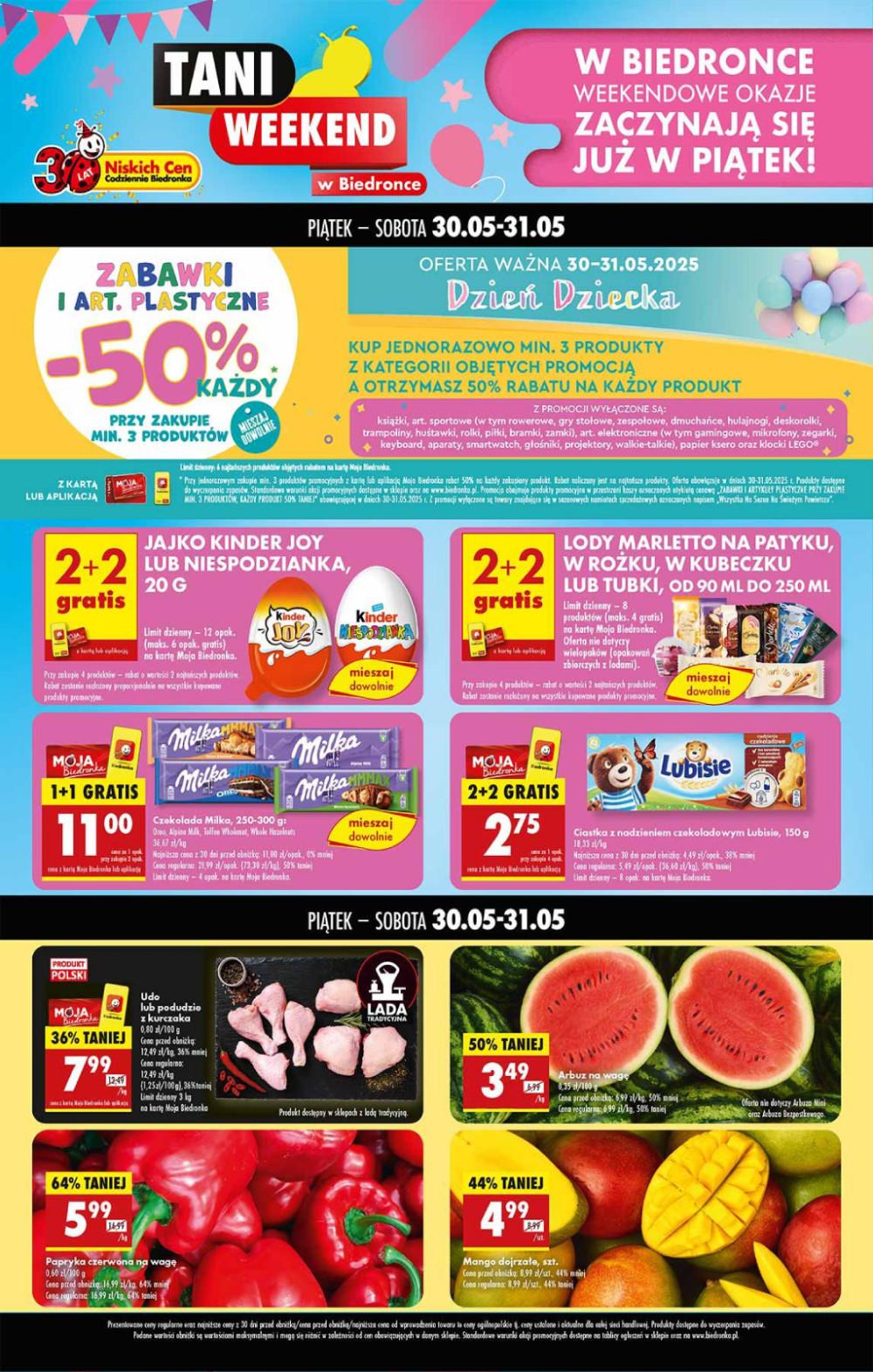 Gazetka promocyjna Biedronka str. 1