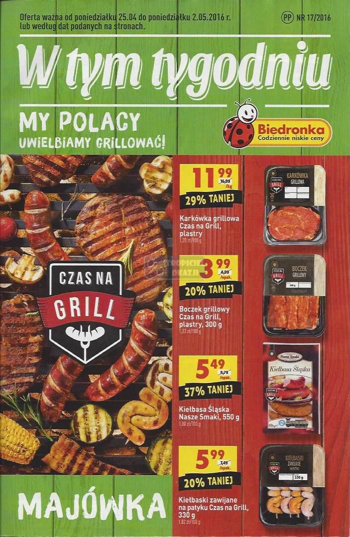 Gazetka promocyjna Biedronka str. 1