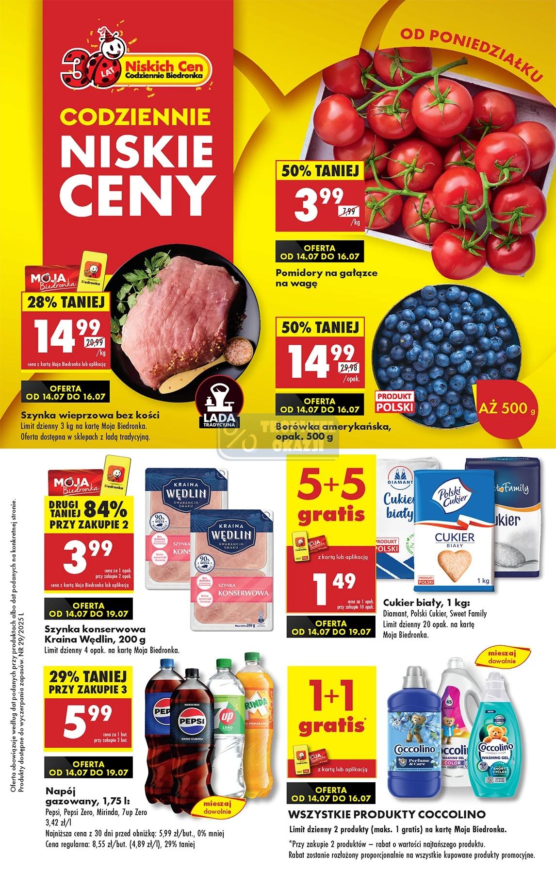 Gazetka promocyjna Biedronka str. 1