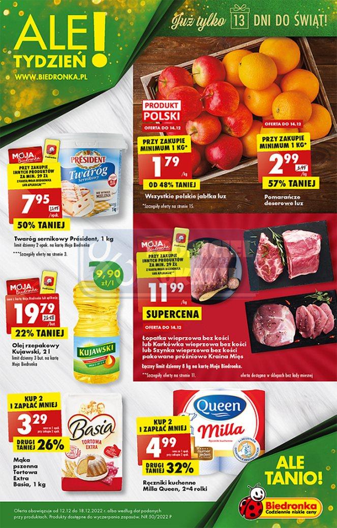 Gazetka promocyjna Biedronka str. 1