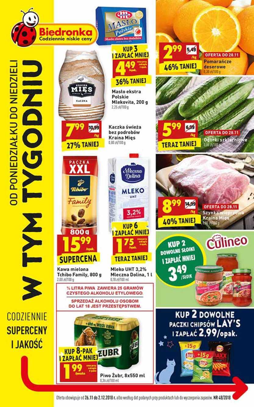 Gazetka promocyjna Biedronka str. 1