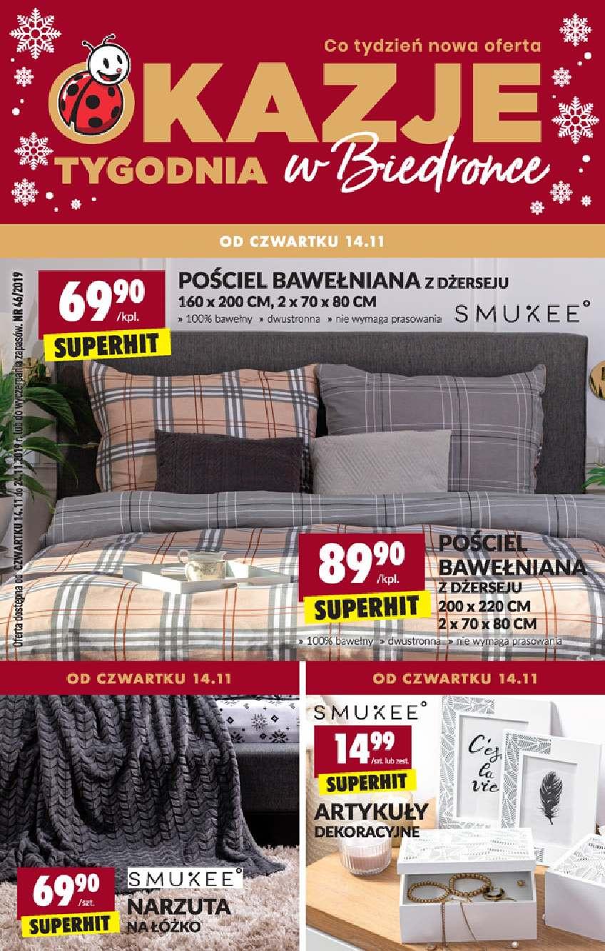 Gazetka promocyjna Biedronka str. 1