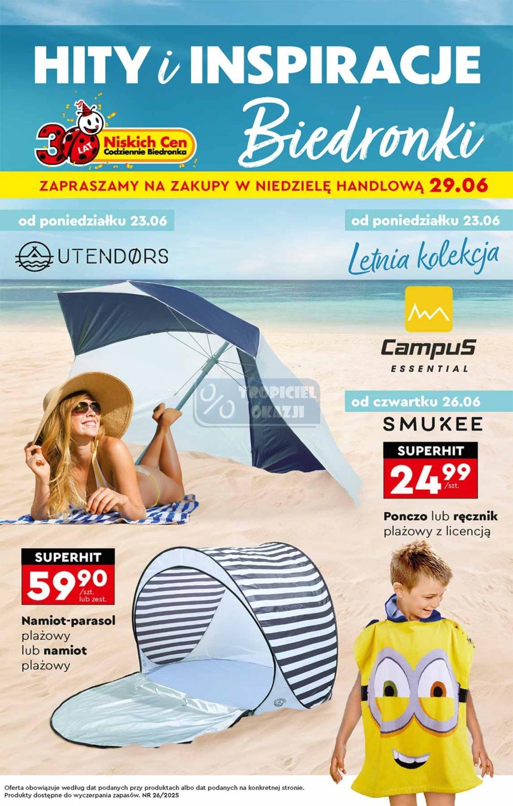 Gazetka promocyjna Biedronka str. 1