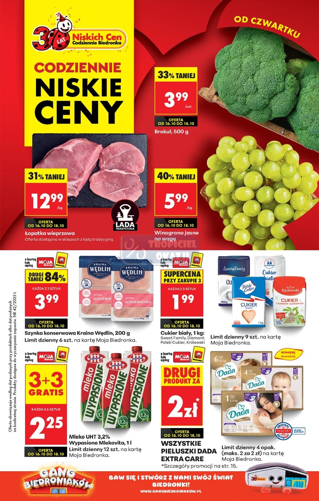 Gazetka promocyjna Biedronka str. 1