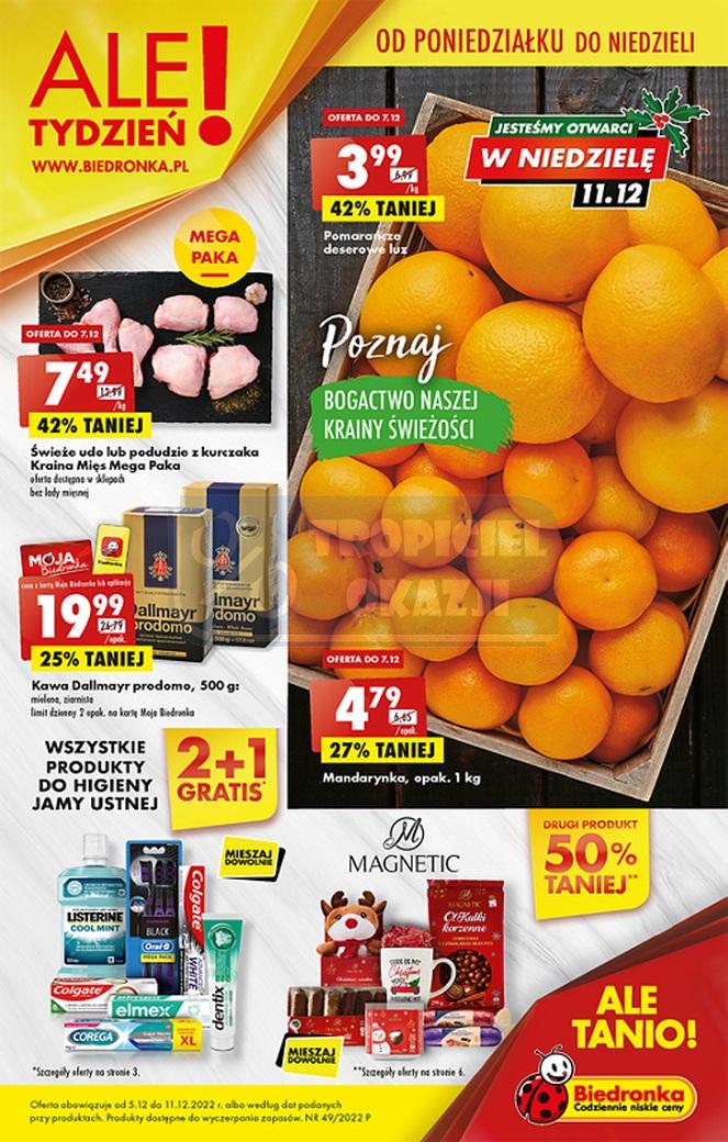 Gazetka promocyjna Biedronka str. 1