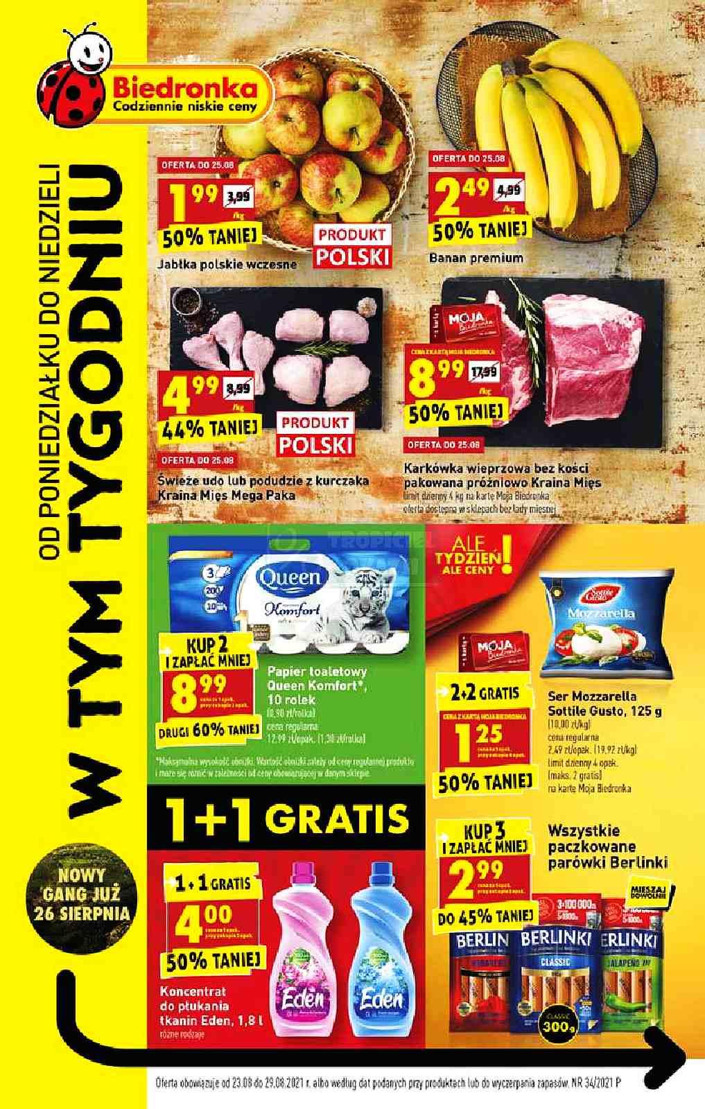 Gazetka promocyjna Biedronka str. 1