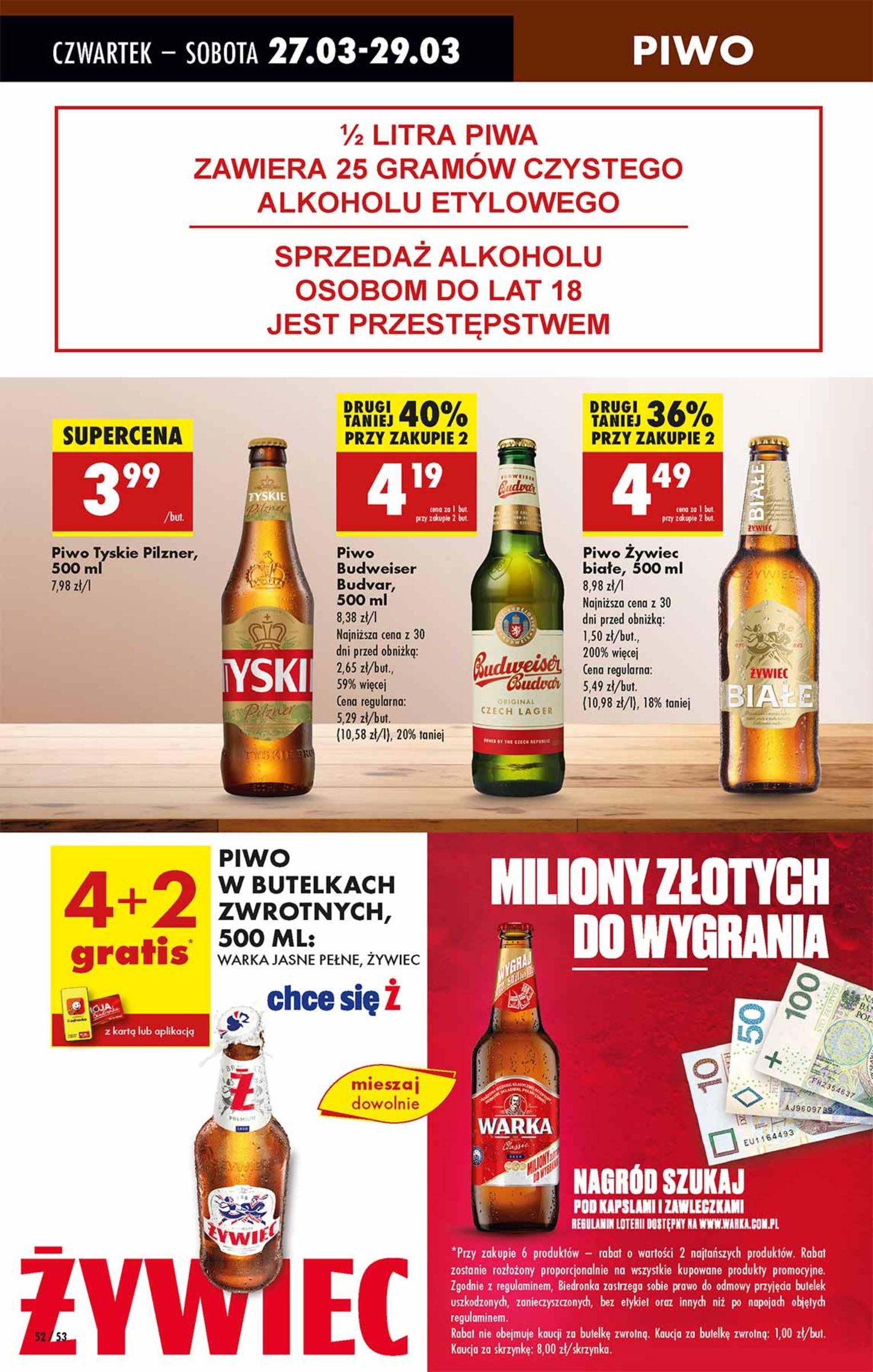 Gazetka promocyjna Biedronka str. 52