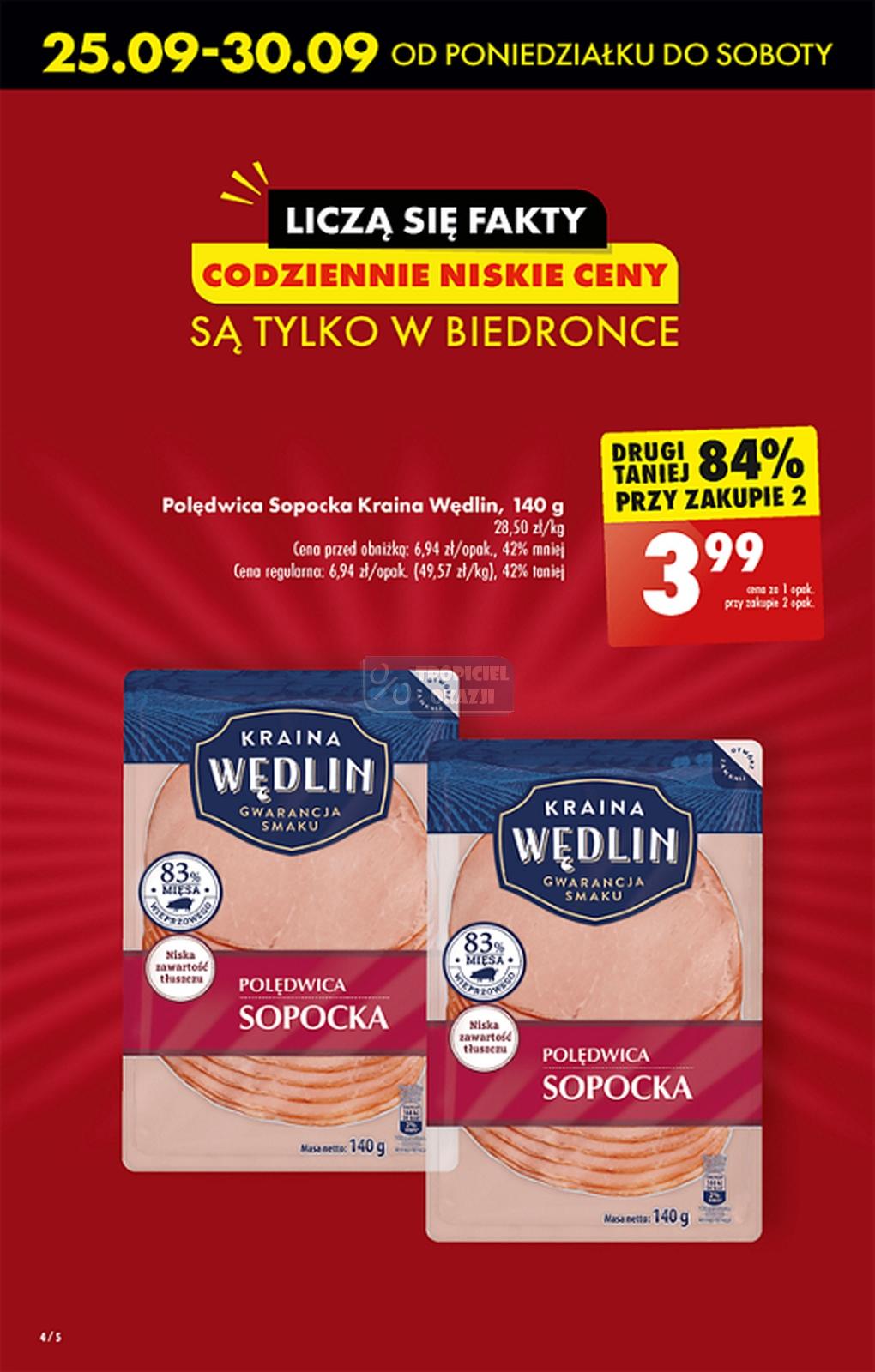 Gazetka promocyjna Biedronka str. 4