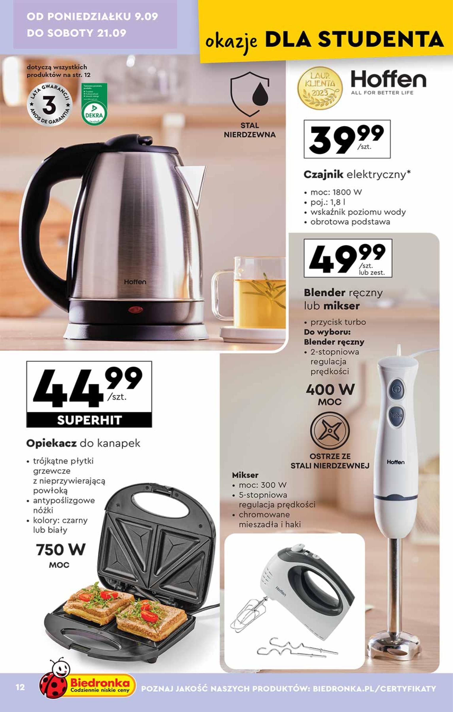 Gazetka promocyjna Biedronka str. 12