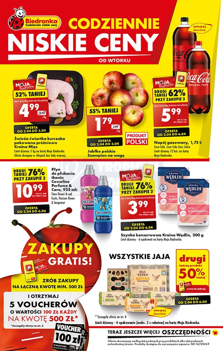 Gazetka promocyjna Biedronka str. 1