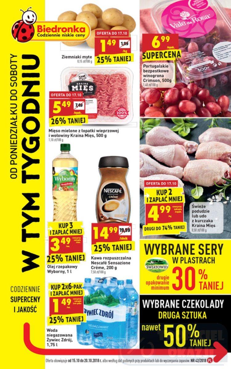 Gazetka promocyjna Biedronka str. 1