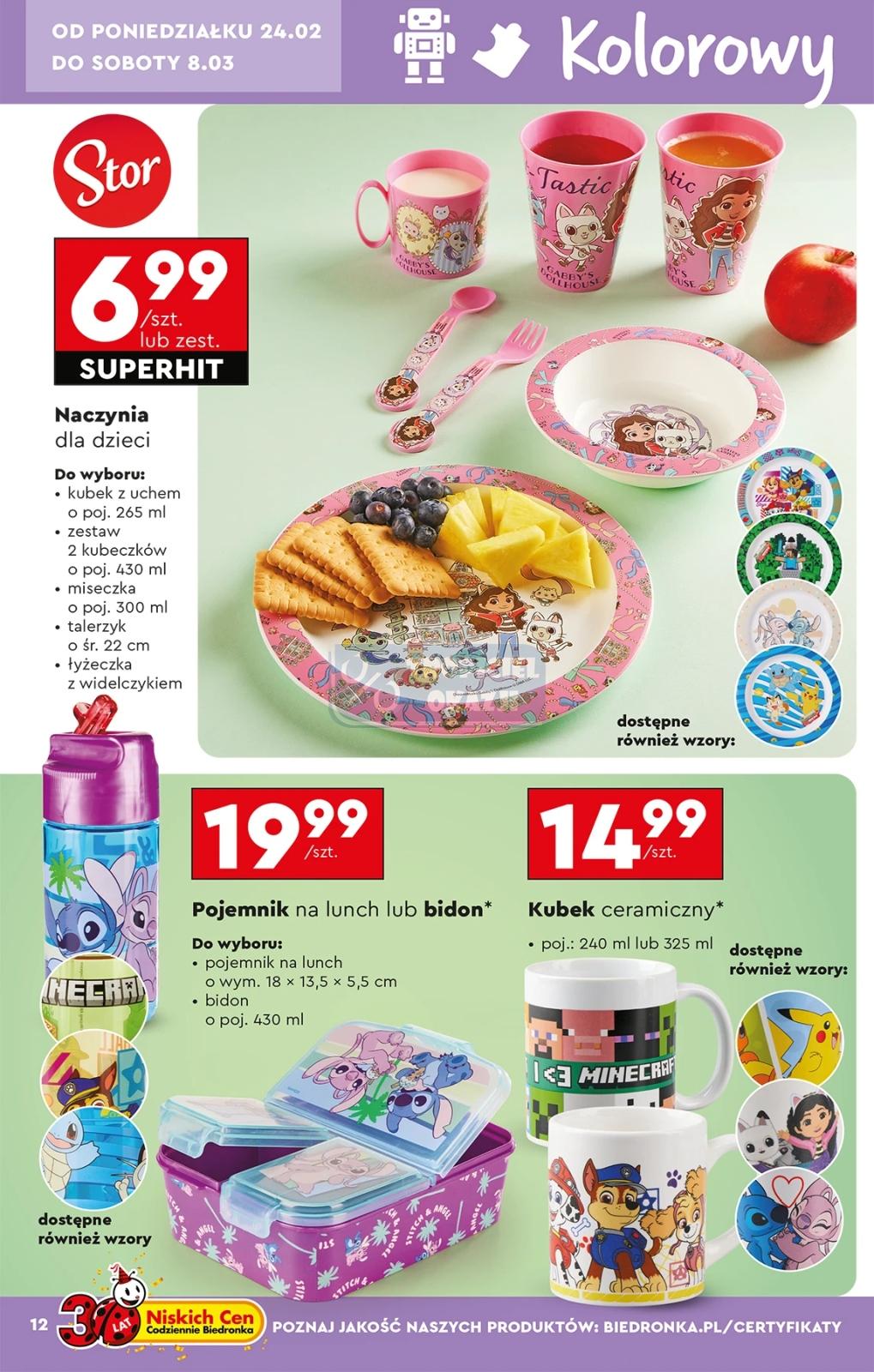 Gazetka promocyjna Biedronka str. 12