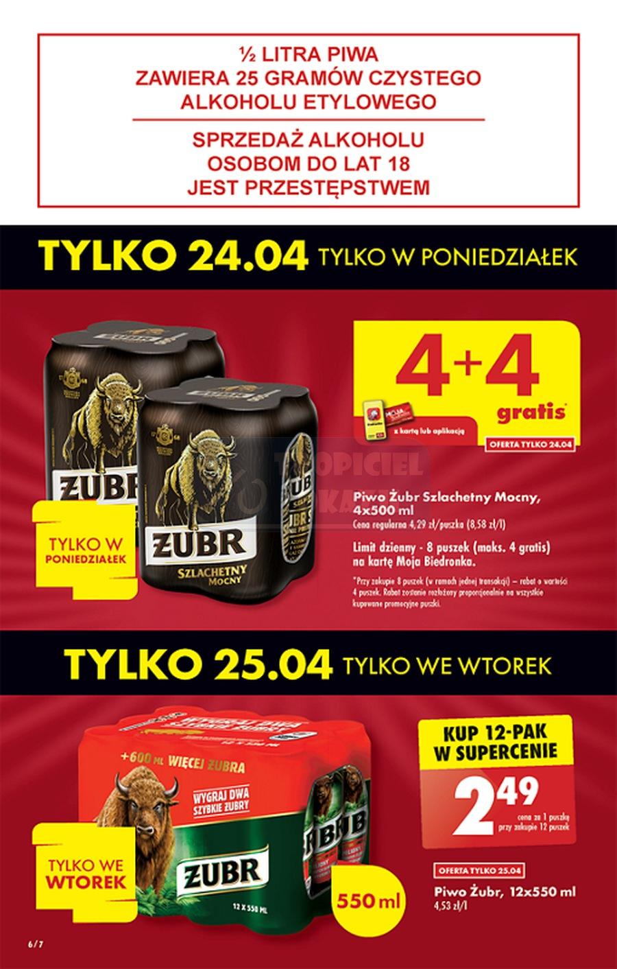 Gazetka promocyjna Biedronka str. 6