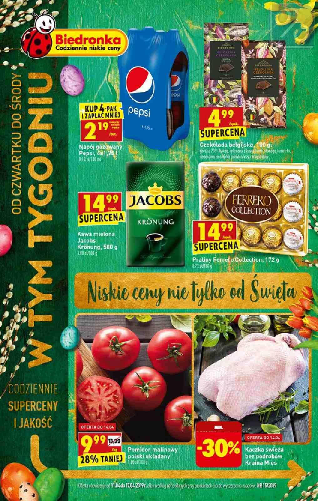 Gazetka promocyjna Biedronka str. 1