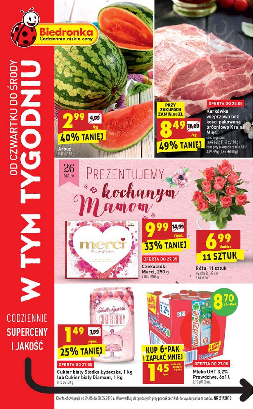 Gazetka promocyjna Biedronka str. 1