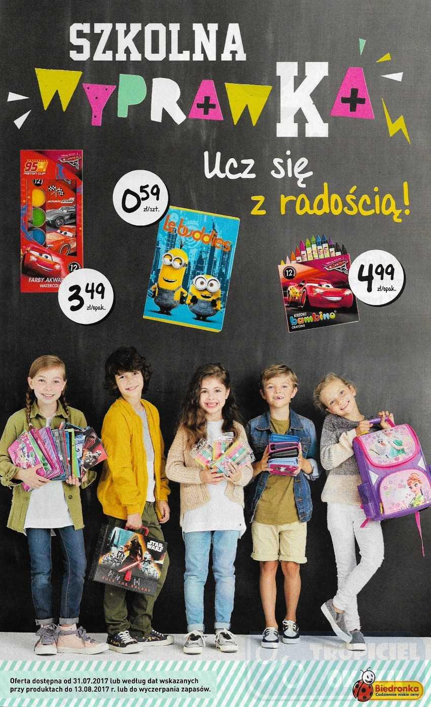 Gazetka promocyjna Biedronka str. 1