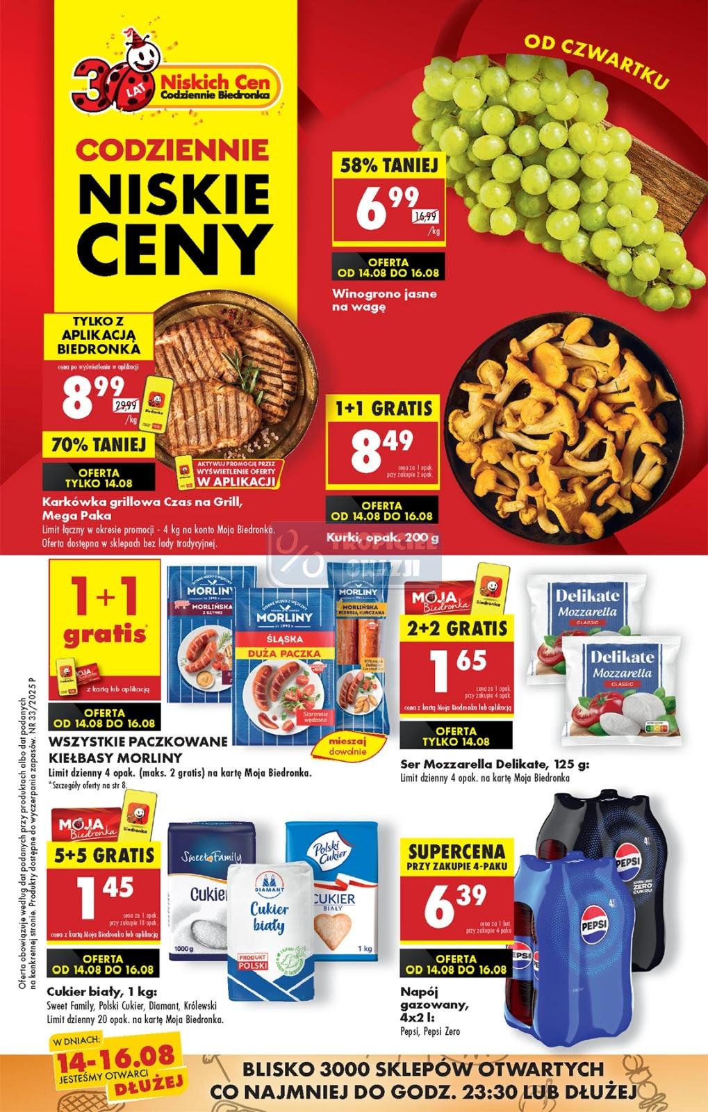 Gazetka promocyjna Biedronka str. 1