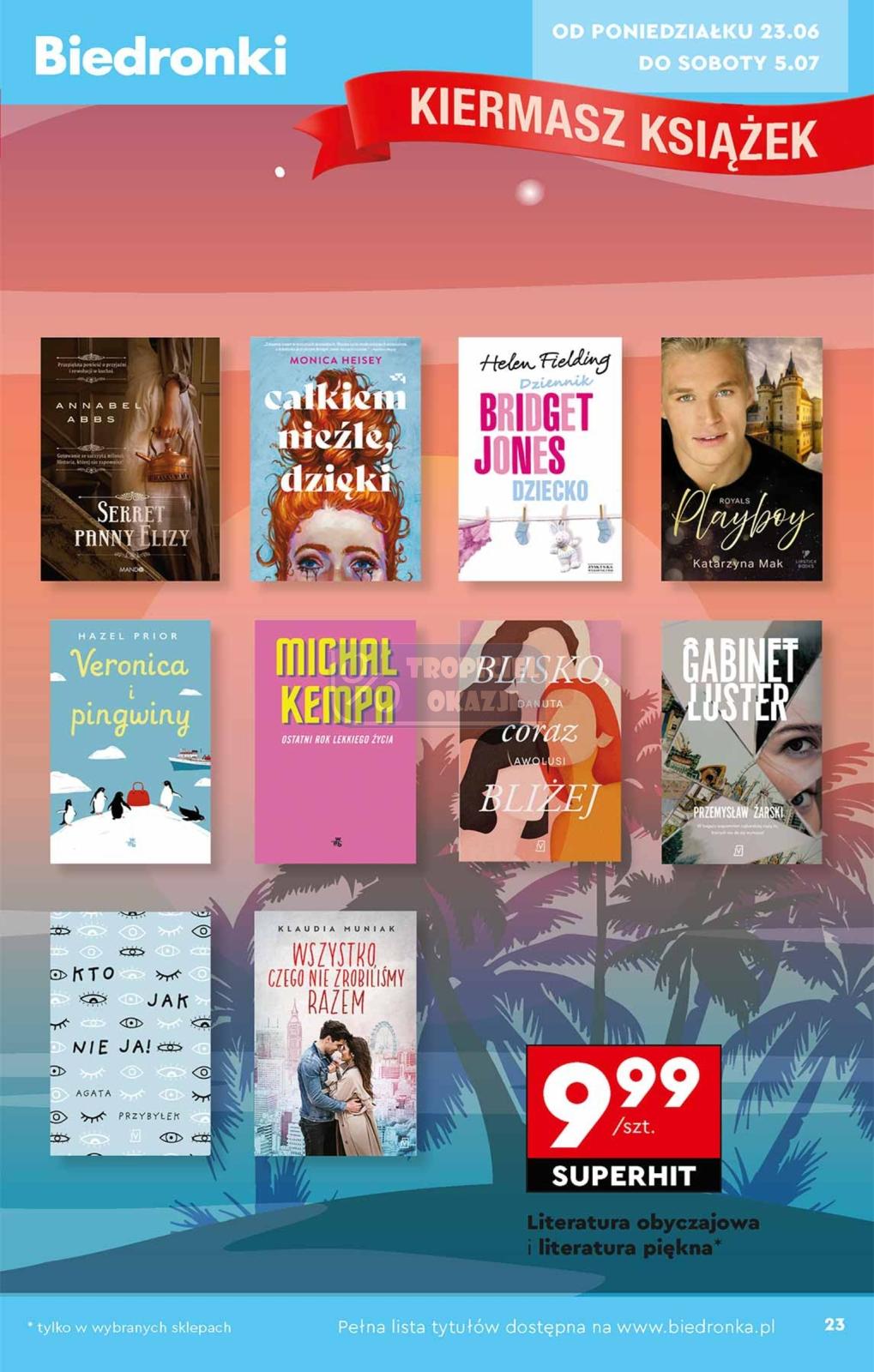 Gazetka promocyjna Biedronka str. 23