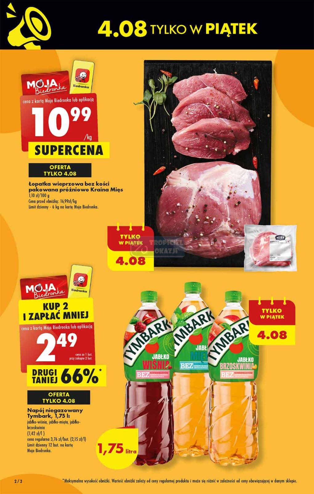 Gazetka promocyjna Biedronka str. 2