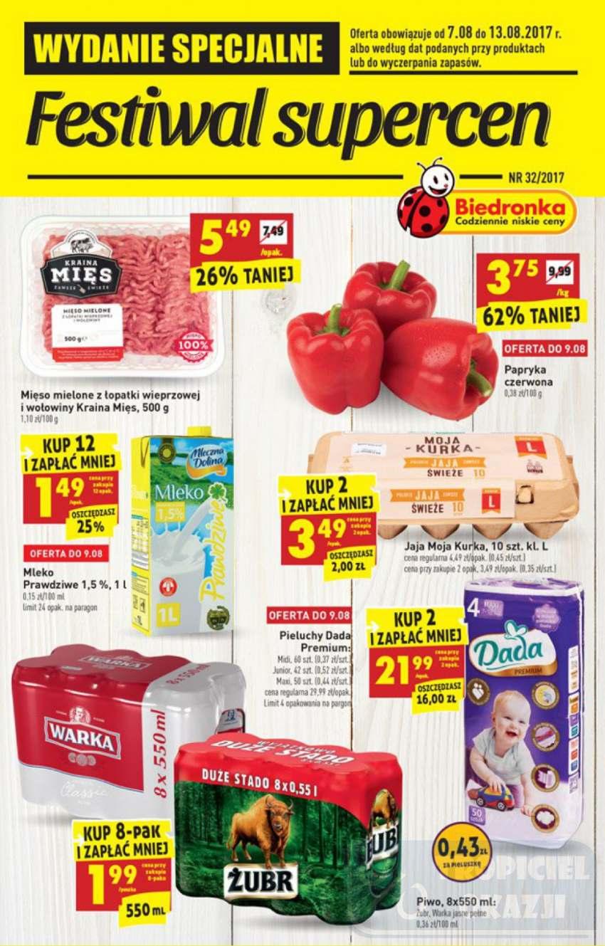 Gazetka promocyjna Biedronka str. 1