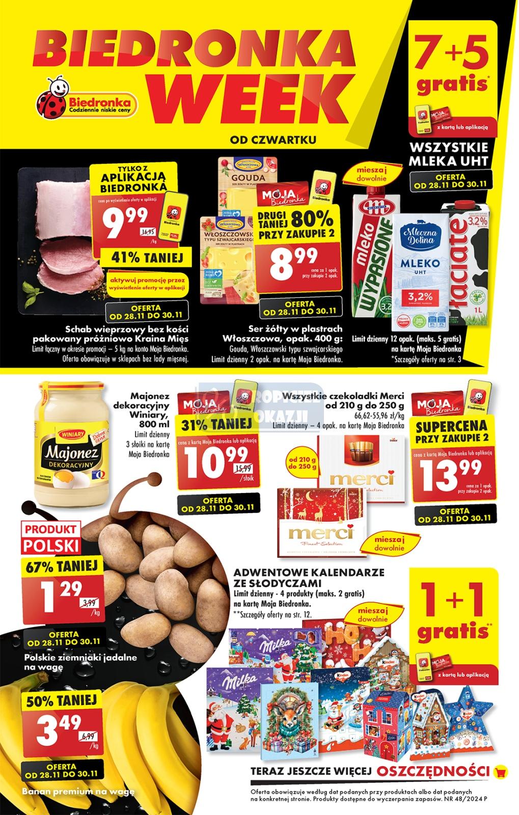 Gazetka promocyjna Biedronka str. 1