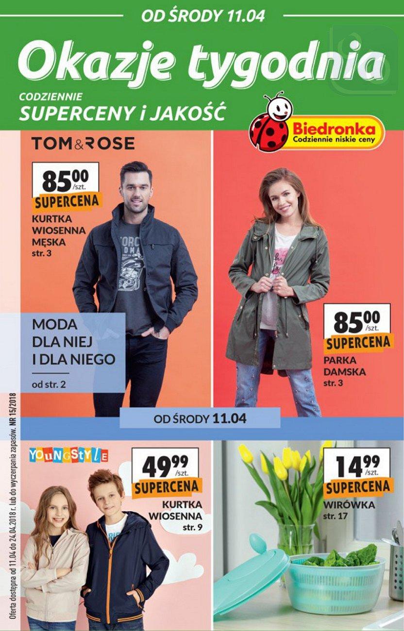 Gazetka promocyjna Biedronka str. 1