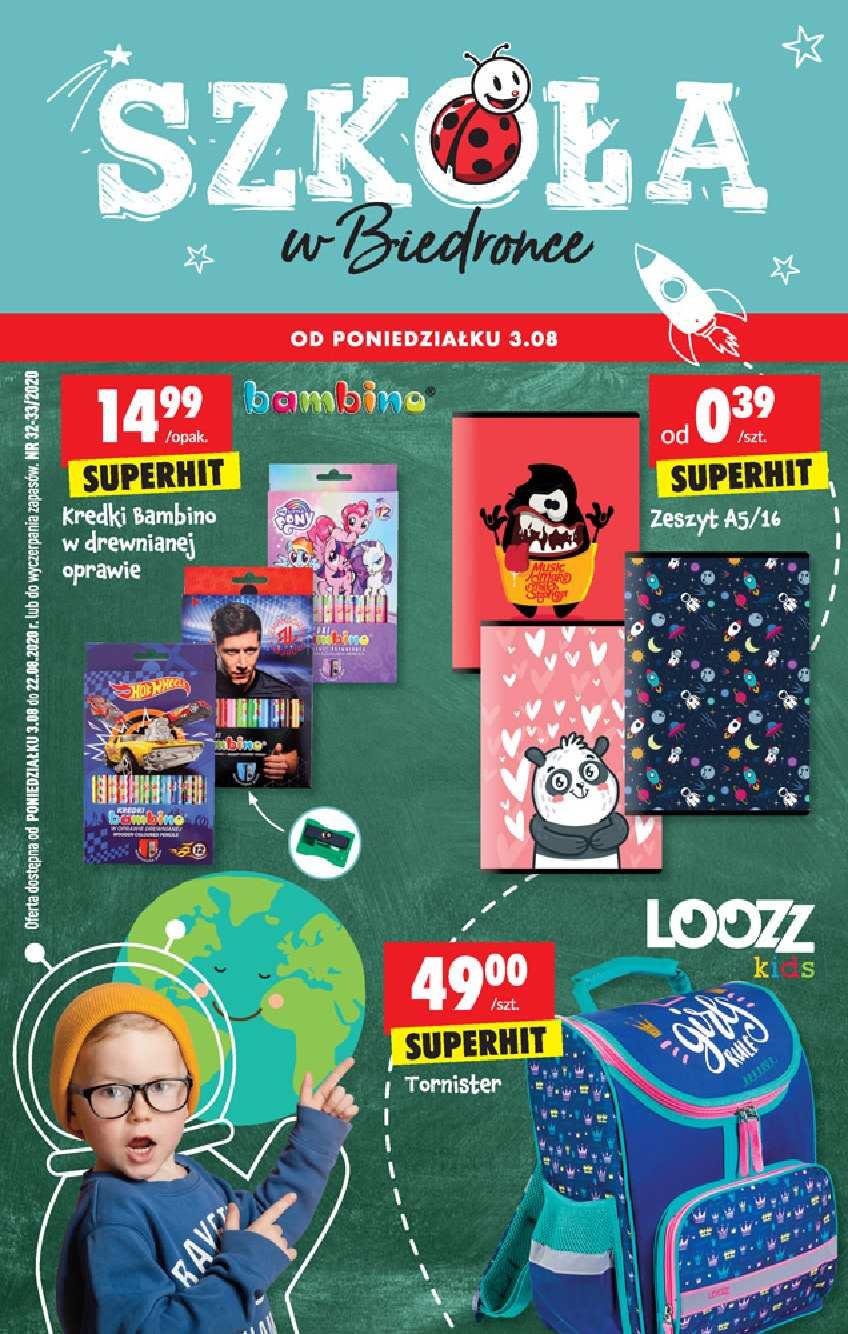 Gazetka promocyjna Biedronka str. 1