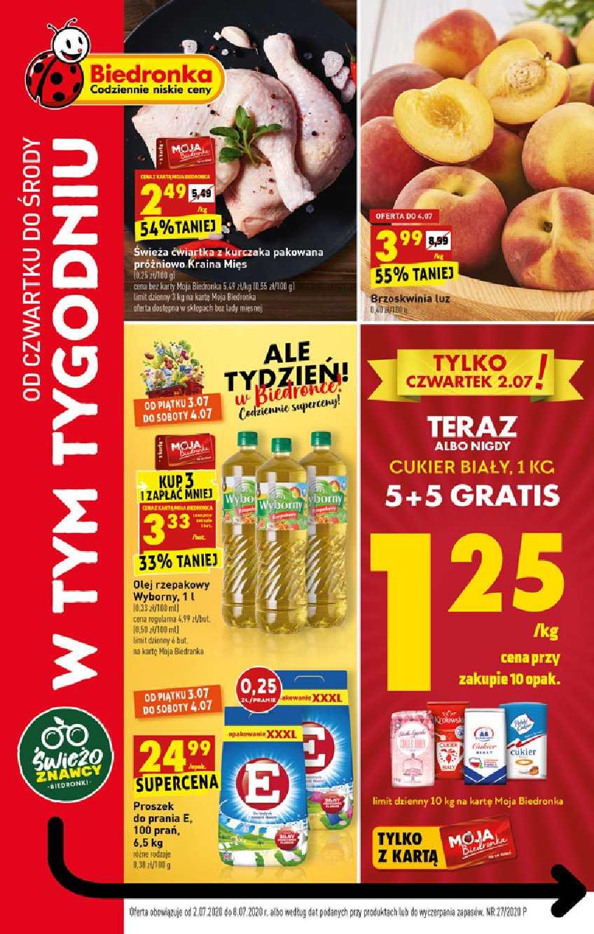 Gazetka promocyjna Biedronka str. 1