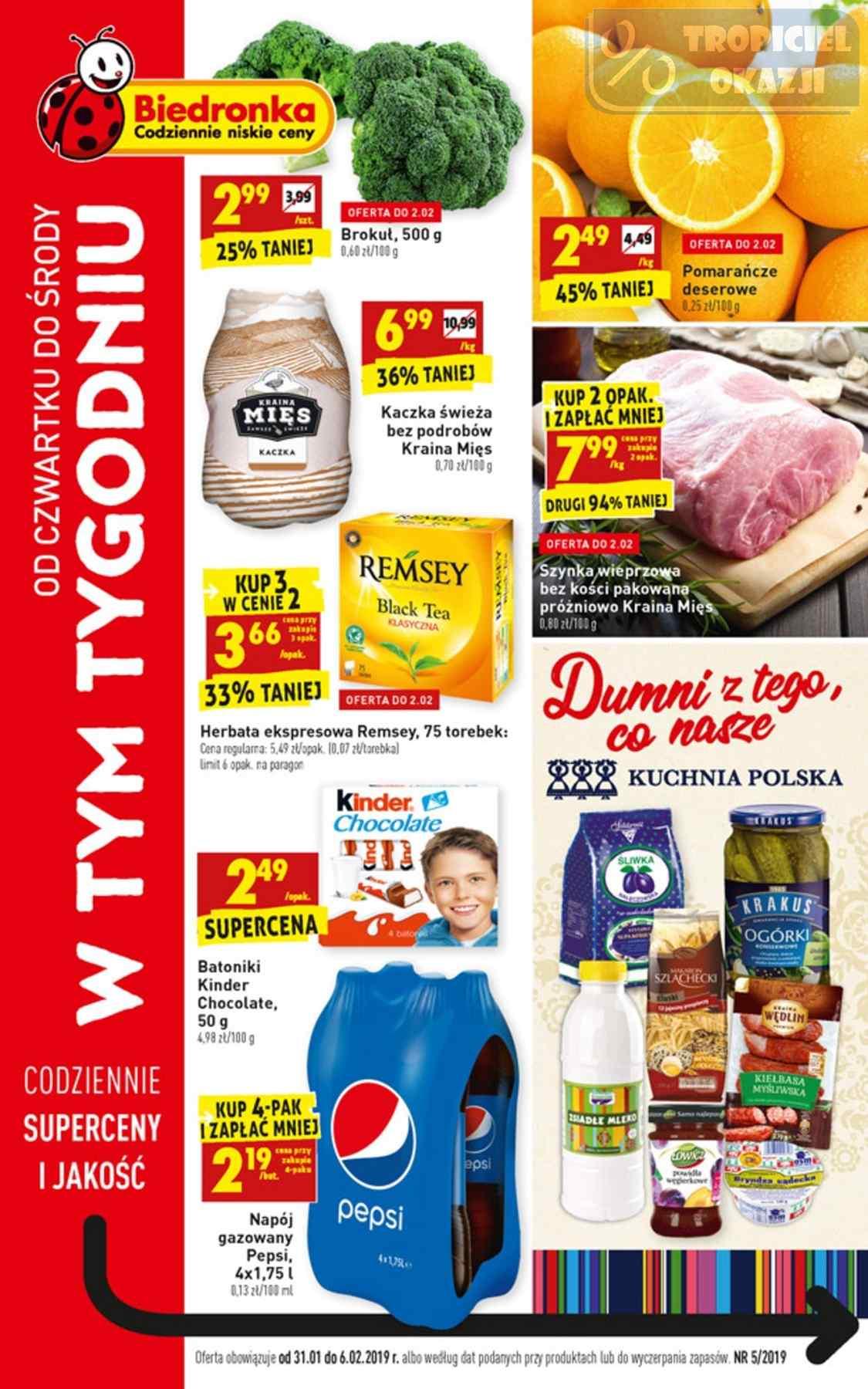 Gazetka promocyjna Biedronka str. 1