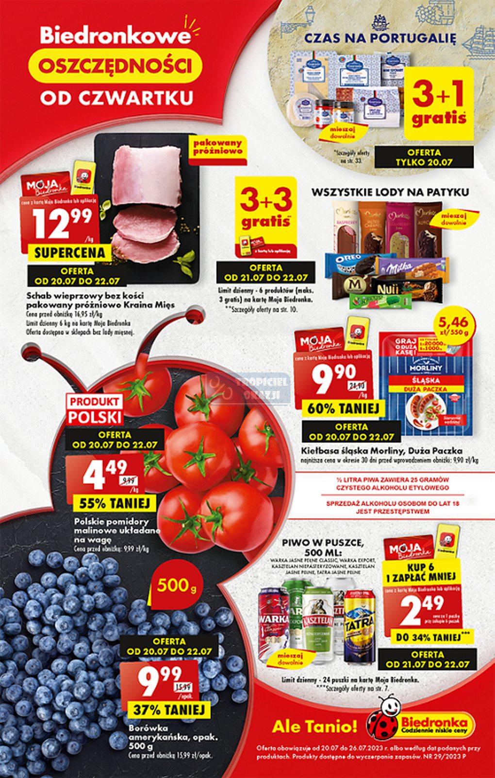 Gazetka promocyjna Biedronka str. 1