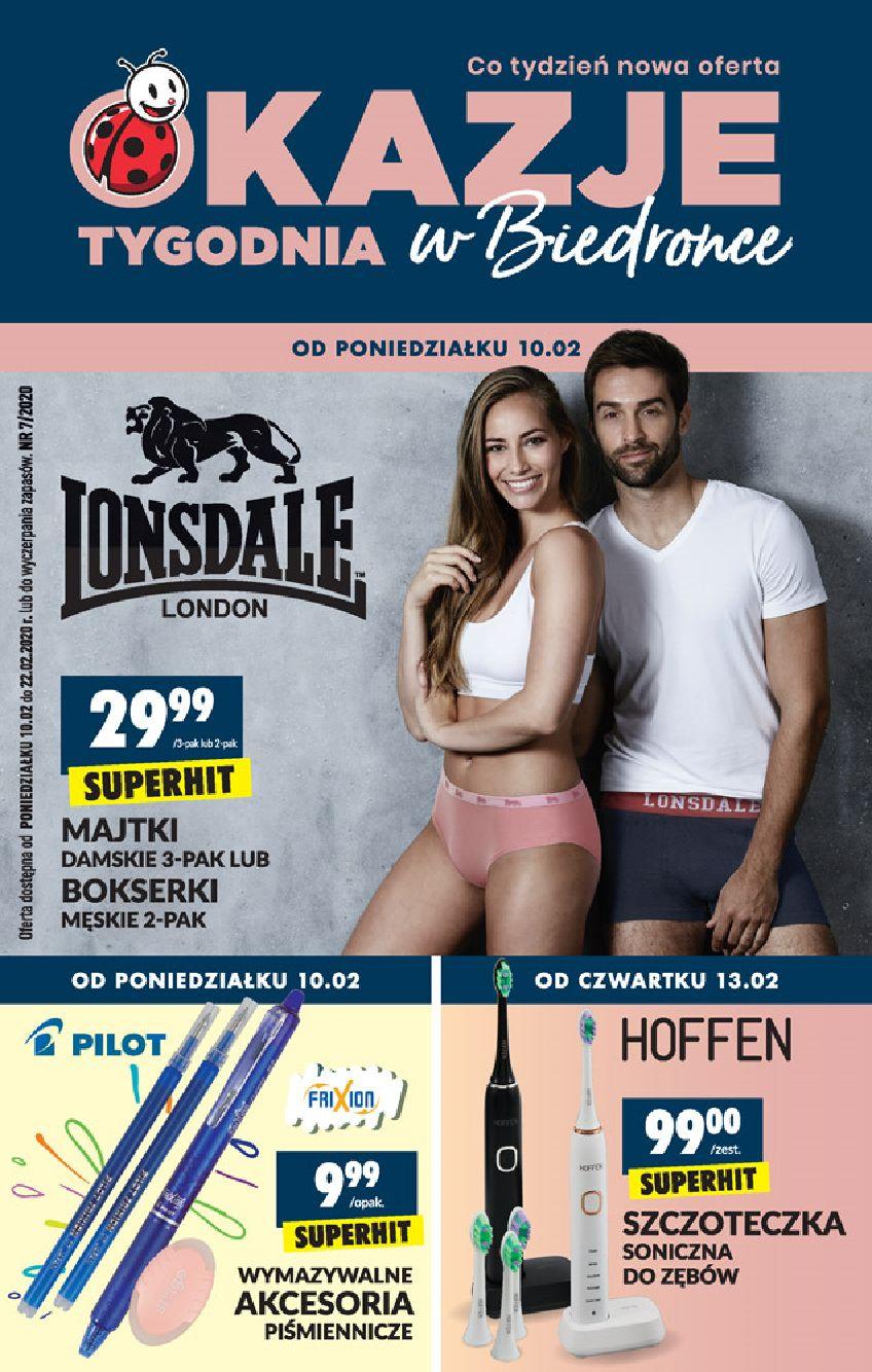 Gazetka promocyjna Biedronka str. 1