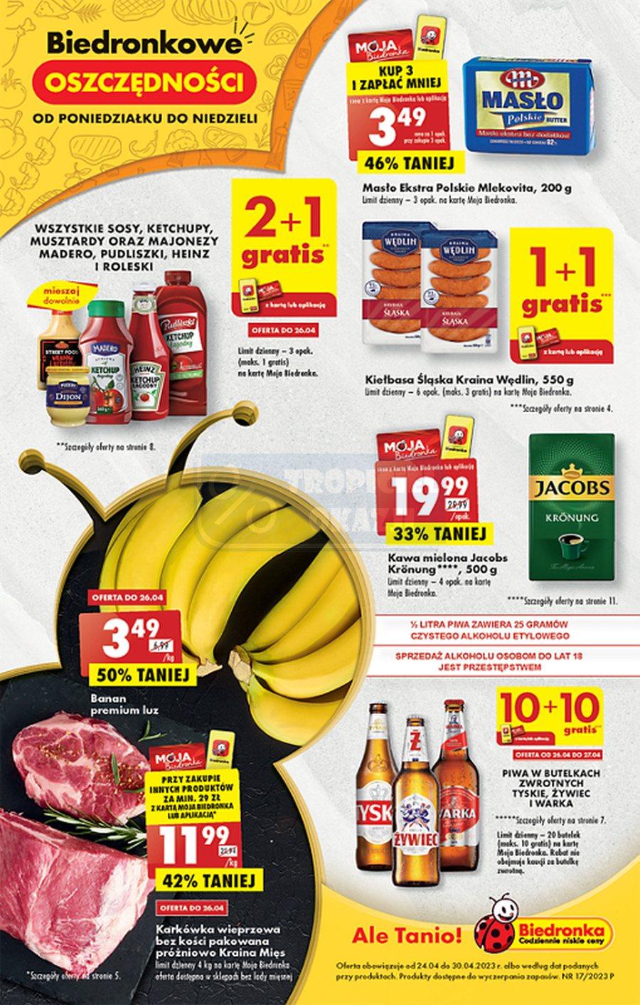 Gazetka promocyjna Biedronka str. 1