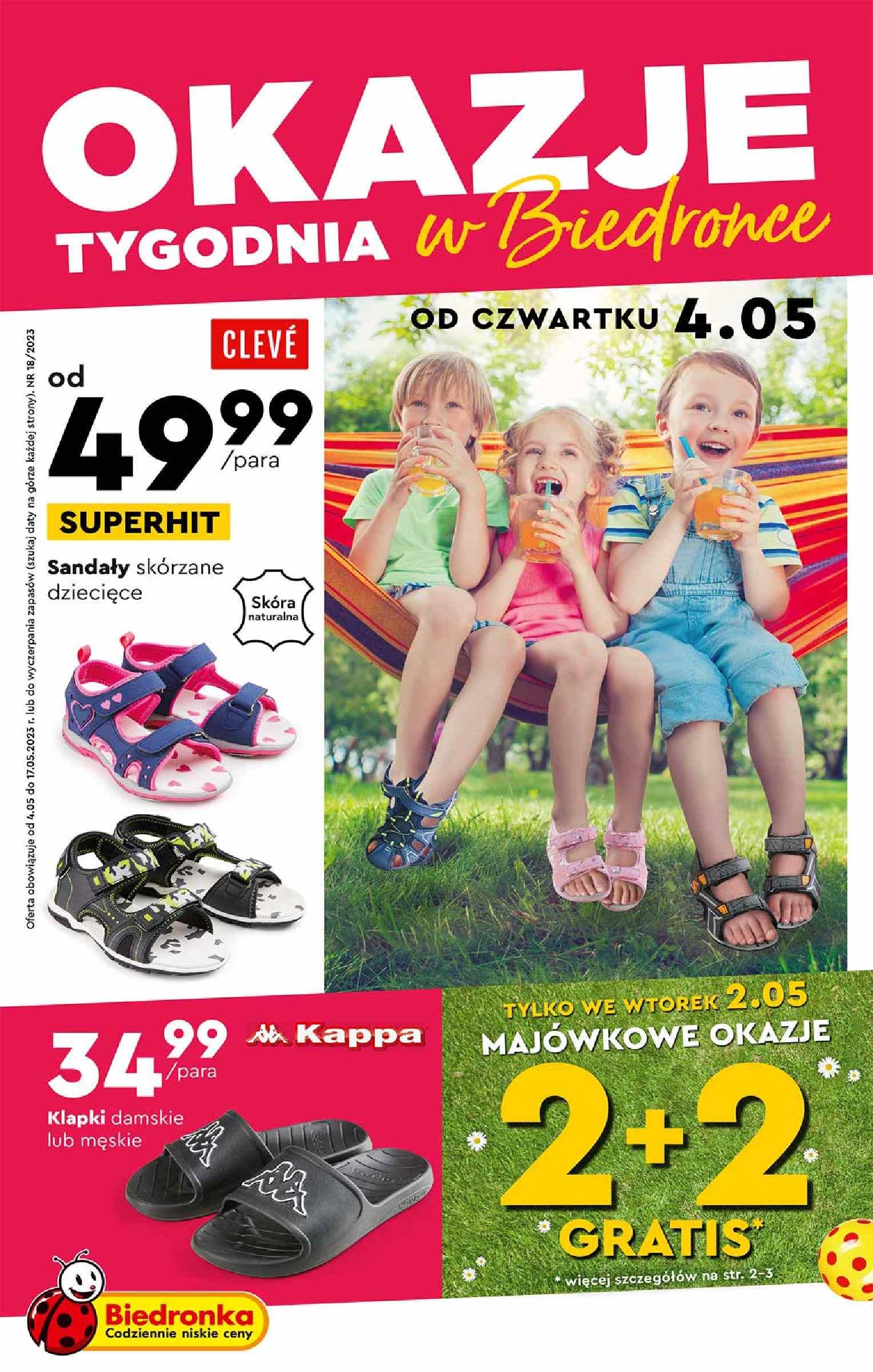 Gazetka promocyjna Biedronka str. 1