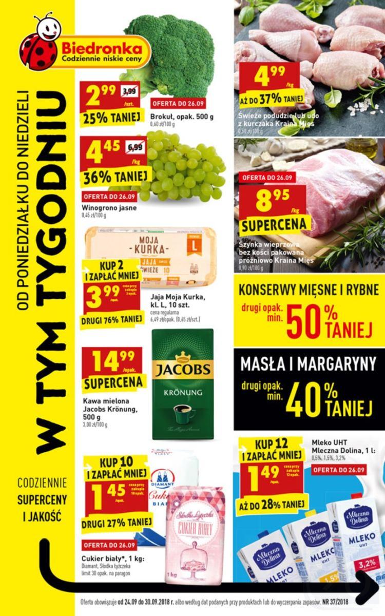 Gazetka promocyjna Biedronka str. 1