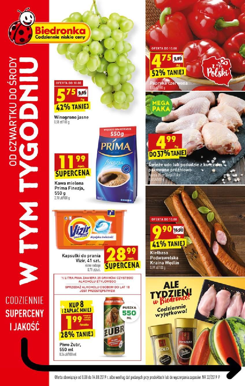 Gazetka promocyjna Biedronka str. 1