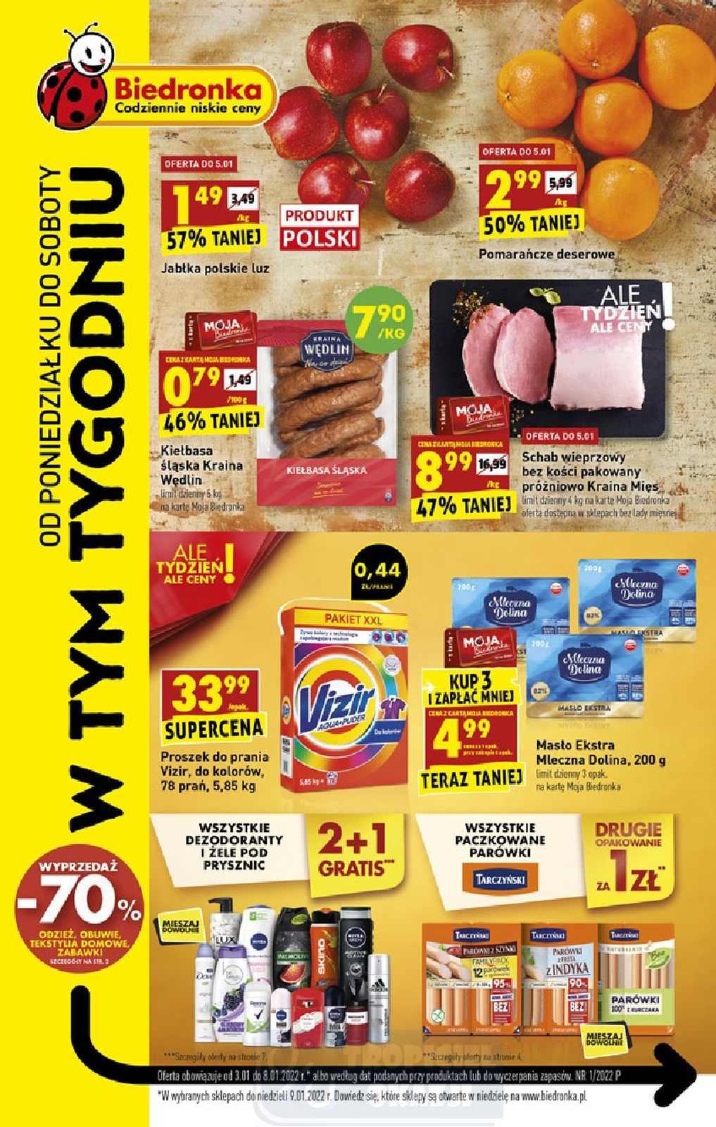Gazetka promocyjna Biedronka str. 1