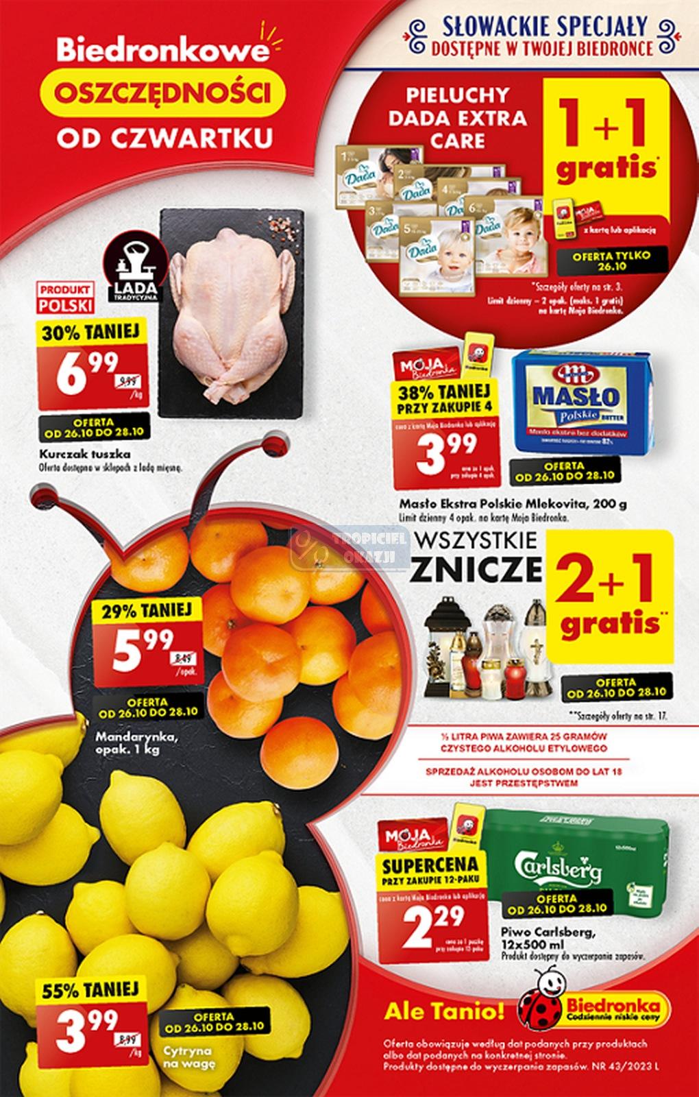 Gazetka promocyjna Biedronka str. 1