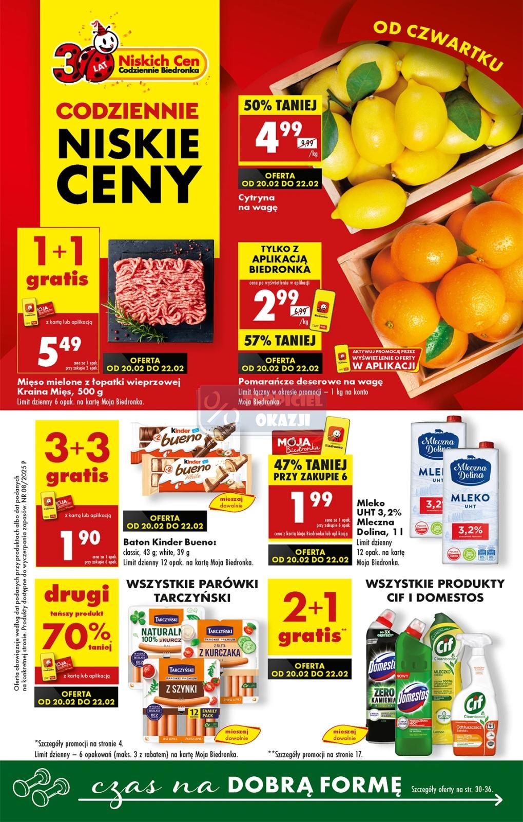 Gazetka promocyjna Biedronka str. 1