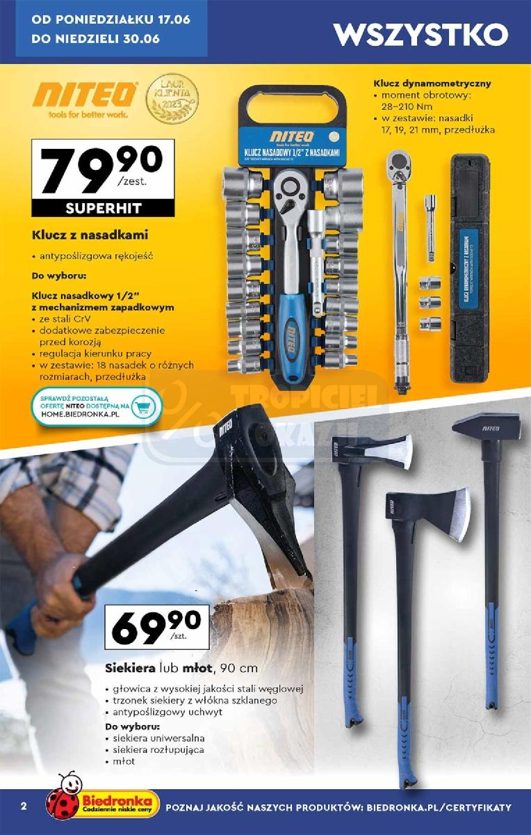 Gazetka promocyjna Biedronka str. 2