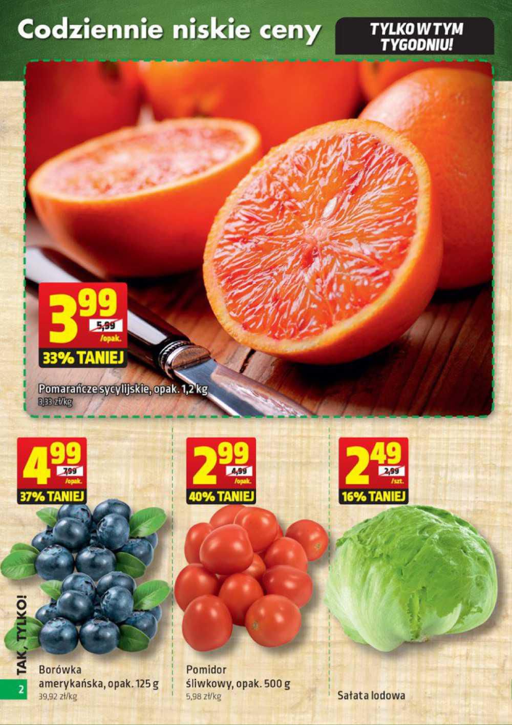 Gazetka promocyjna Biedronka str. 2