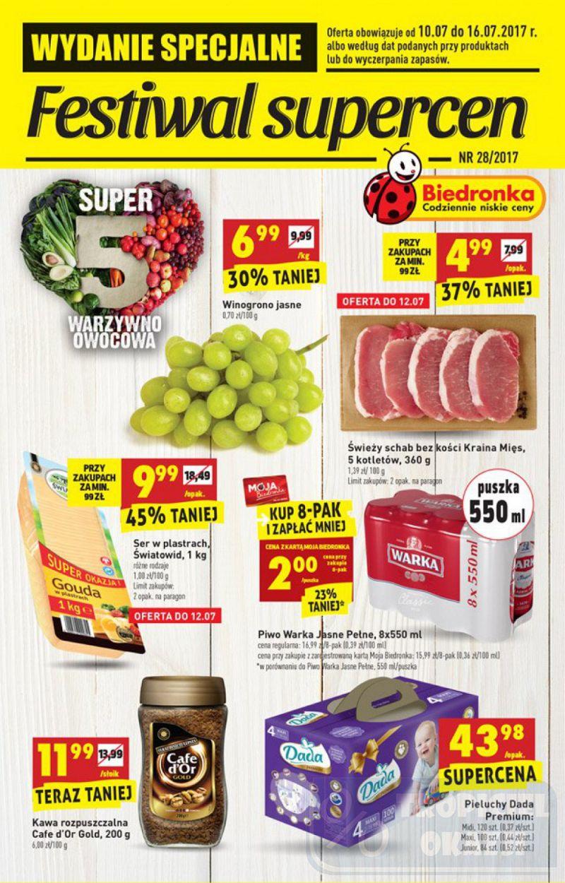 Gazetka promocyjna Biedronka str. 1