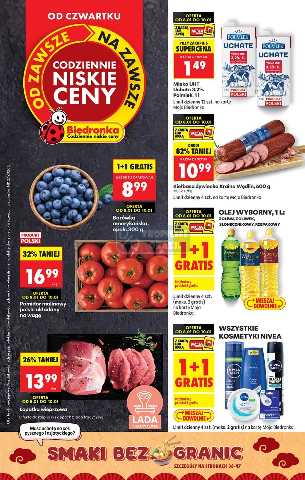 Gazetka promocyjna Biedronka str. 1