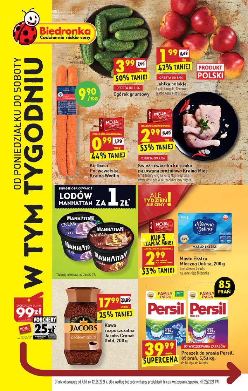 Gazetka promocyjna Biedronka str. 1