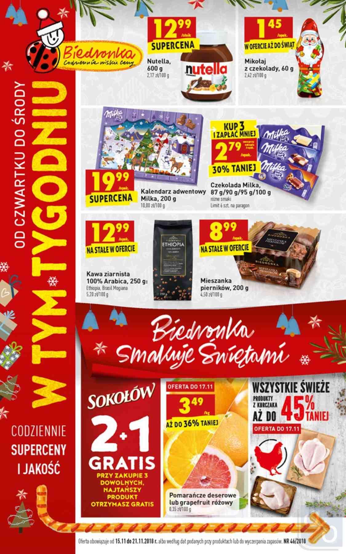 Gazetka promocyjna Biedronka str. 1