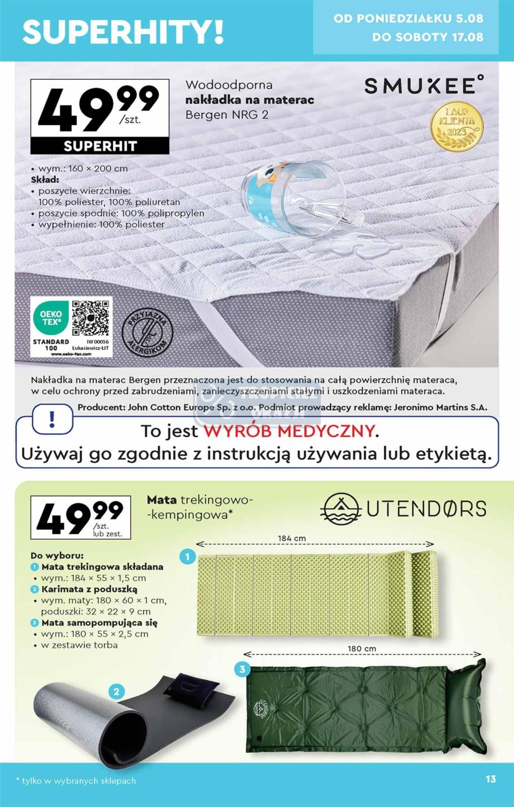 Gazetka promocyjna Biedronka str. 13